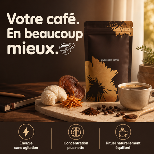 ProteinPlus MYCO — Café soluble aux 6 champignons