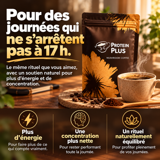 ProteinPlus  —🔥 Votre café préféré. Pensé pour vos longues journées.
