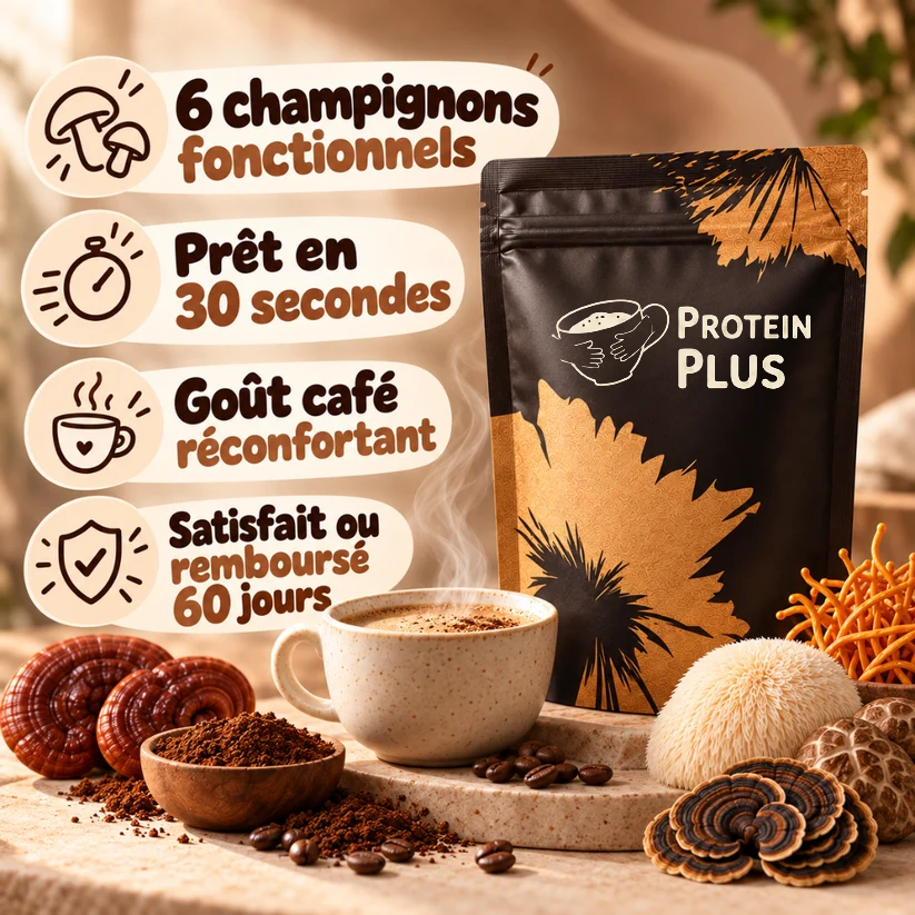 ProteinPlus  —Votre café préféré. Pensé pour vos longues journées.