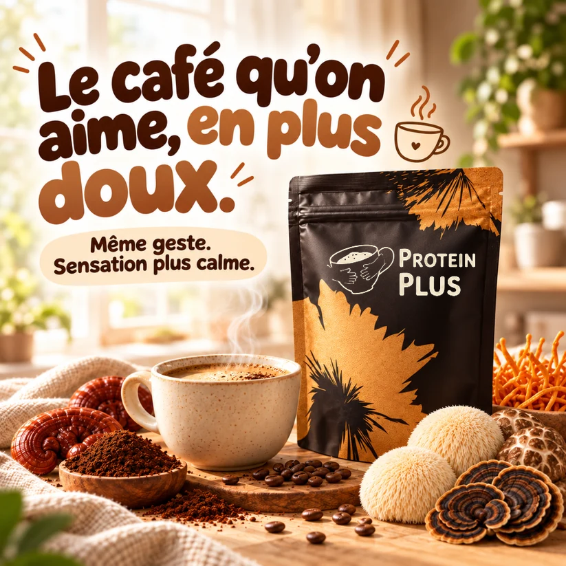 ProteinPlus  —Votre café préféré. Pensé pour vos longues journées.